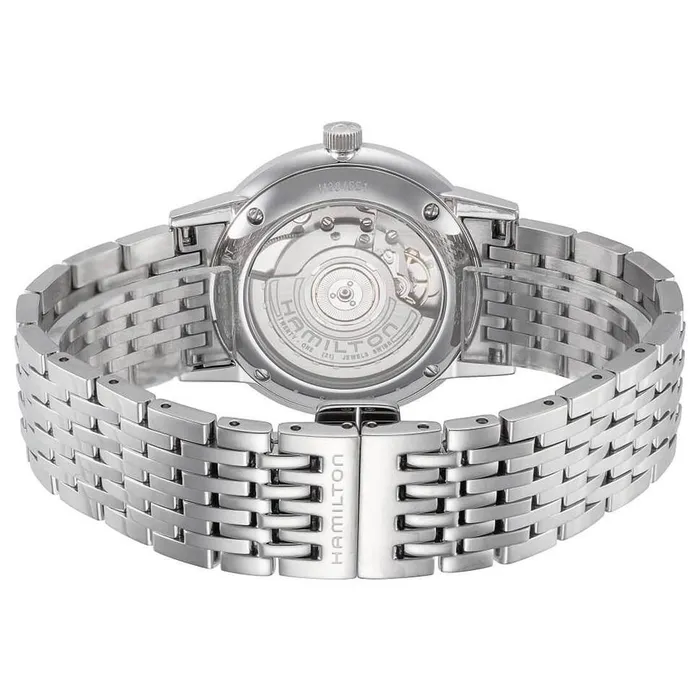 Bracelets Hamilton Hamilton Mens Watch American Classic IntraMatic Silver Steel Bracelet H38455131 Bracelets Hamilton Hamilton Mens Watch American Classic IntraMatic Silver Steel Bracelet H38455131