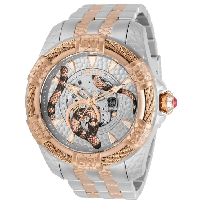 Bracelets Invicta Invicta Mens Automatic Watch Bolt King Snake Two Tone Steel Bracelet 32322 Bracelets Invicta Invicta Mens Automatic Watch Bolt King Snake Two Tone Steel Bracelet 32322