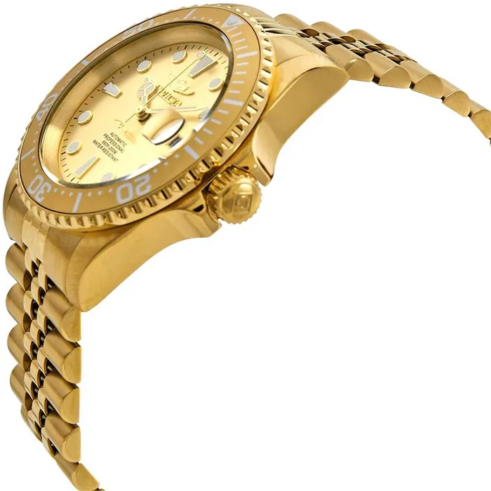 Bracelets Invicta Invicta Mens Automatic Watch Pro Diver Gold Tone Dial Bracelet 30096 Bracelets Invicta Invicta Mens Automatic Watch Pro Diver Gold Tone Dial Bracelet 30096