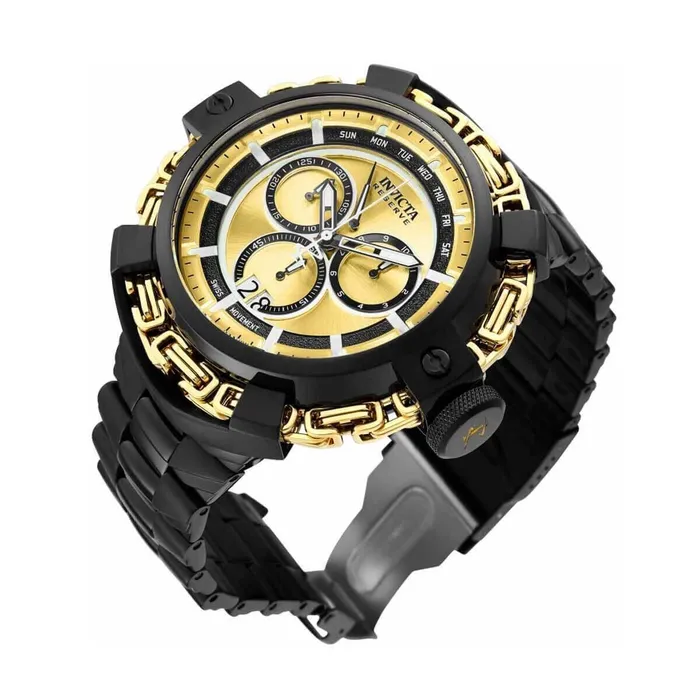 Bracelets Invicta Invicta Mens Chronograph Watch Reserve Wolf King Quartz Black Bracelet 36189 Bracelets Invicta Invicta Mens Chronograph Watch Reserve Wolf King Quartz Black Bracelet 36189