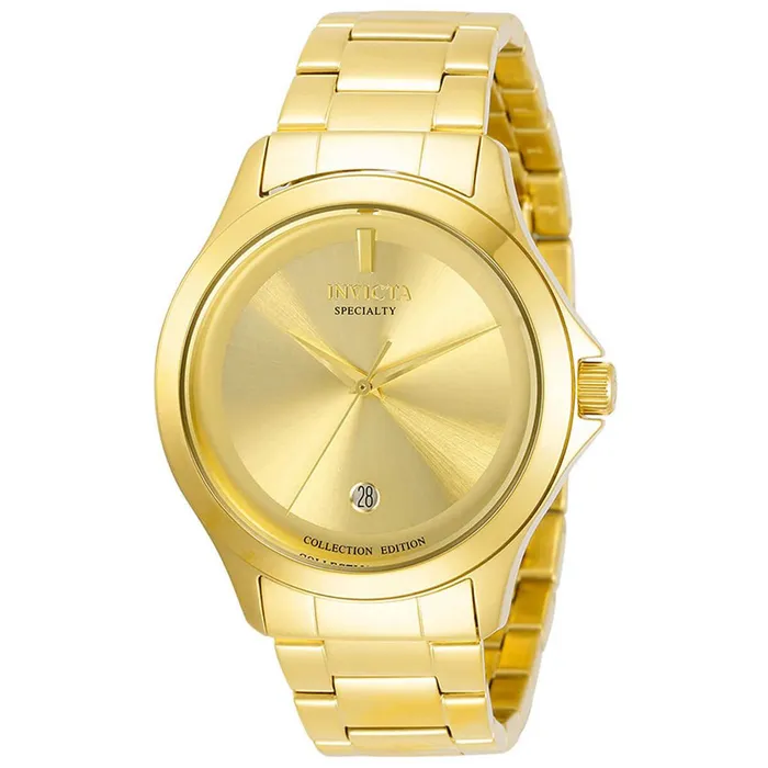 Bracelets Invicta Invicta Mens Quartz Watch Specialty Yellow Gold Plated Bracelet 31120 Bracelets Invicta Invicta Mens Quartz Watch Specialty Yellow Gold Plated Bracelet 31120