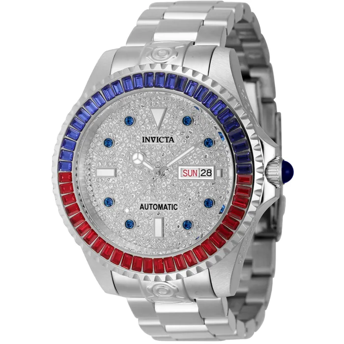 Bracelets Invicta Mens Watch Pro Diver Crystal Pave Silver Tone Dial Steel Bracelet 46635 Invicta Bracelets Invicta Mens Watch Pro Diver Crystal Pave Silver Tone Dial Steel Bracelet 46635 Invicta