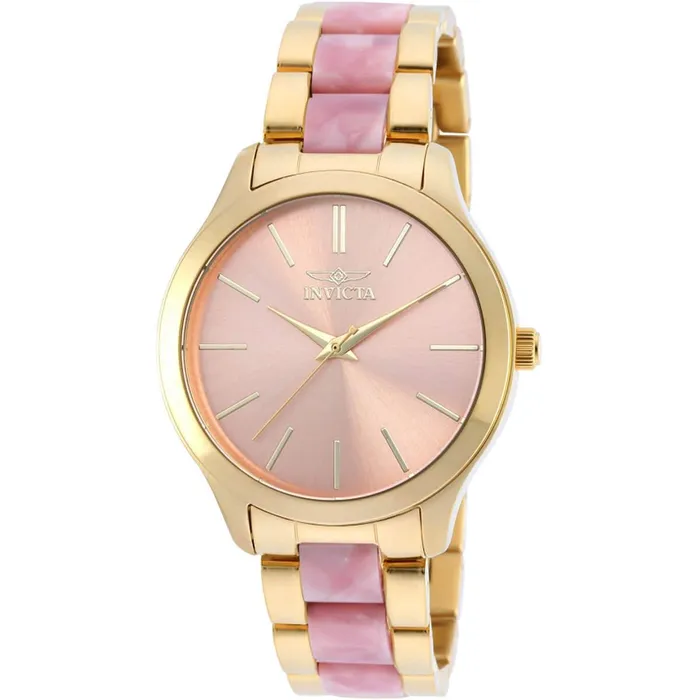 Bracelets Invicta Womens Quartz Watch Angel Pink Dial Two Tone Bracelet 20497 Invicta Bracelets Invicta Womens Quartz Watch Angel Pink Dial Two Tone Bracelet 20497 Invicta