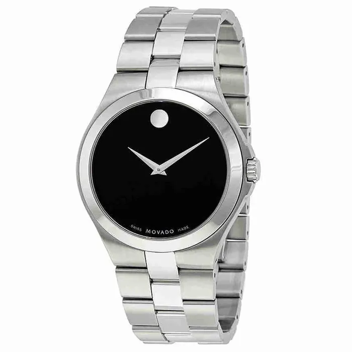 Bracelets Movado Movado Mens Bracelet Watch Serio Swiss Quartz Black Dial Stainless Steel 0606555 Bracelets Movado Movado Mens Bracelet Watch Serio Swiss Quartz Black Dial Stainless Steel 0606555