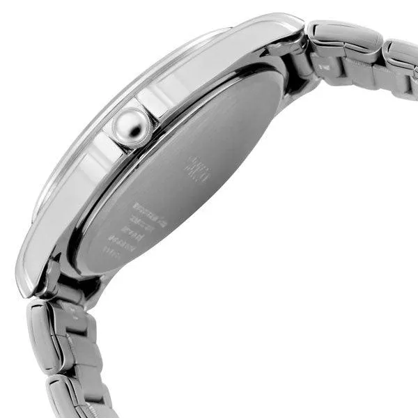Bracelets Seiko Seiko SGEF21 Mens Stainless Steel Black Dial Quartz Watch