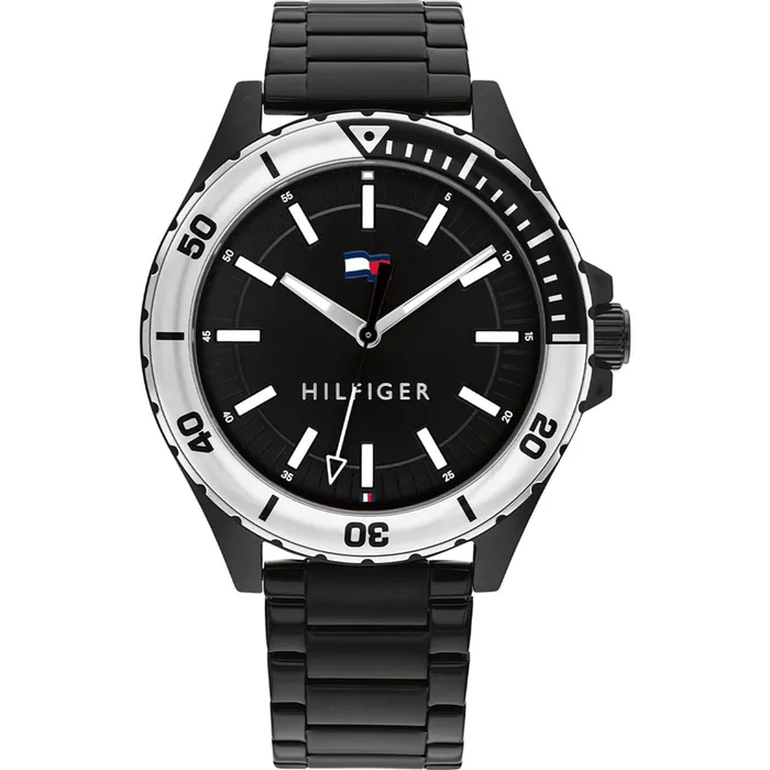 Bracelets Tommy Hilfiger Tommy Hilfiger Mens Watch Logan Black Dial Stainless Steel Bracelet 1792014 Bracelets Tommy Hilfiger Tommy Hilfiger Mens Watch Logan Black Dial Stainless Steel Bracelet 1792014