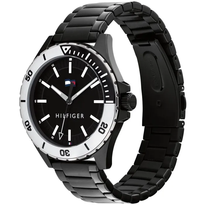 Bracelets Tommy Hilfiger Tommy Hilfiger Mens Watch Logan Black Dial Stainless Steel Bracelet 1792014 Bracelets Tommy Hilfiger Tommy Hilfiger Mens Watch Logan Black Dial Stainless Steel Bracelet 1792014