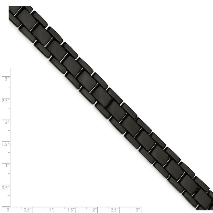 Chisel Bracelets Stainless Steel Black IPplated 825in Bracelet Chisel Bracelets Stainless Steel Black IPplated 825in Bracelet