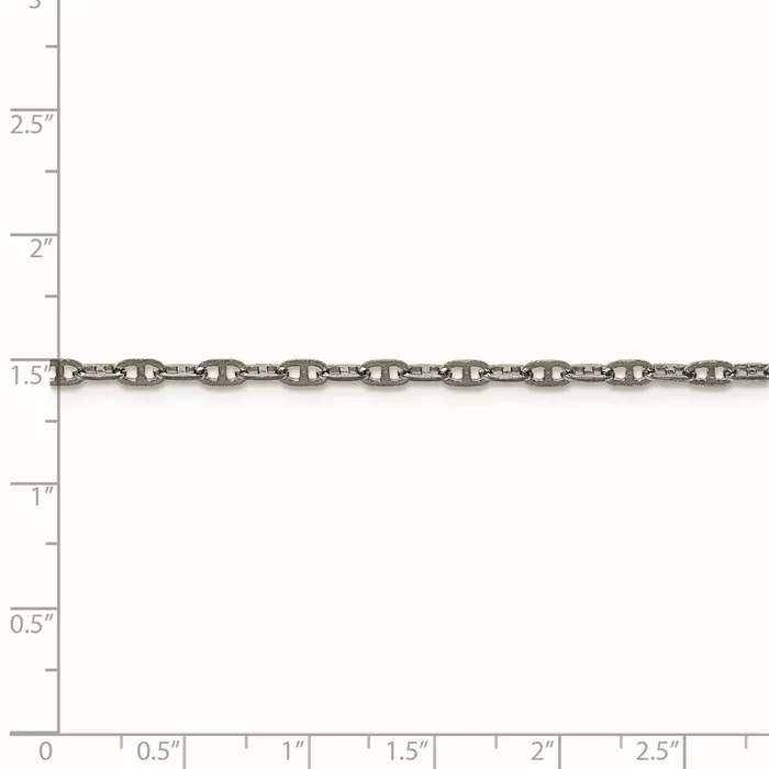 Chisel Bracelets Stainless Steel Polished 275mm Anchor Chain SRN1879 Chisel Bracelets Stainless Steel Polished 275mm Anchor Chain SRN1879
