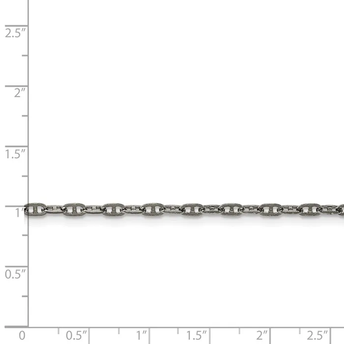 Chisel Bracelets Stainless Steel Polished 275mm Anchor Chain SRN1879 Chisel Bracelets Stainless Steel Polished 275mm Anchor Chain SRN1879