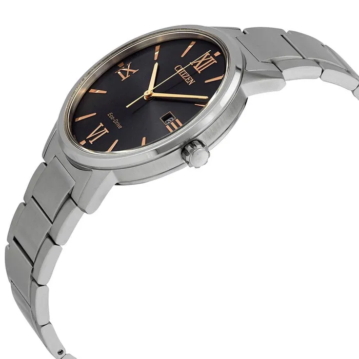 Citizen Bracelets Citizen Mens EcoDrive Watch Corso Black Dial Silver Steel Bracelet BM675784H Citizen Bracelets Citizen Mens EcoDrive Watch Corso Black Dial Silver Steel Bracelet BM675784H
