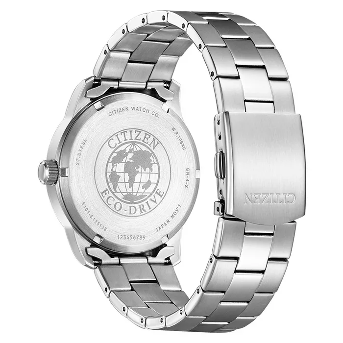 Citizen Citizen Mens Watch EcoDrive Black Dial Silver Bracelet DayDate BM855081E Bracelets Citizen Citizen Mens Watch EcoDrive Black Dial Silver Bracelet DayDate BM855081E Bracelets