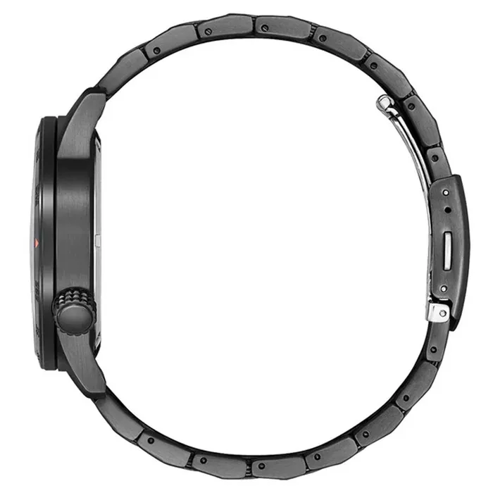 Citizen Mens Watch EcoDrive Black Dial Stainless Steel Bracelet BM755583E Citizen Bracelets Citizen Mens Watch EcoDrive Black Dial Stainless Steel Bracelet BM755583E Citizen Bracelets