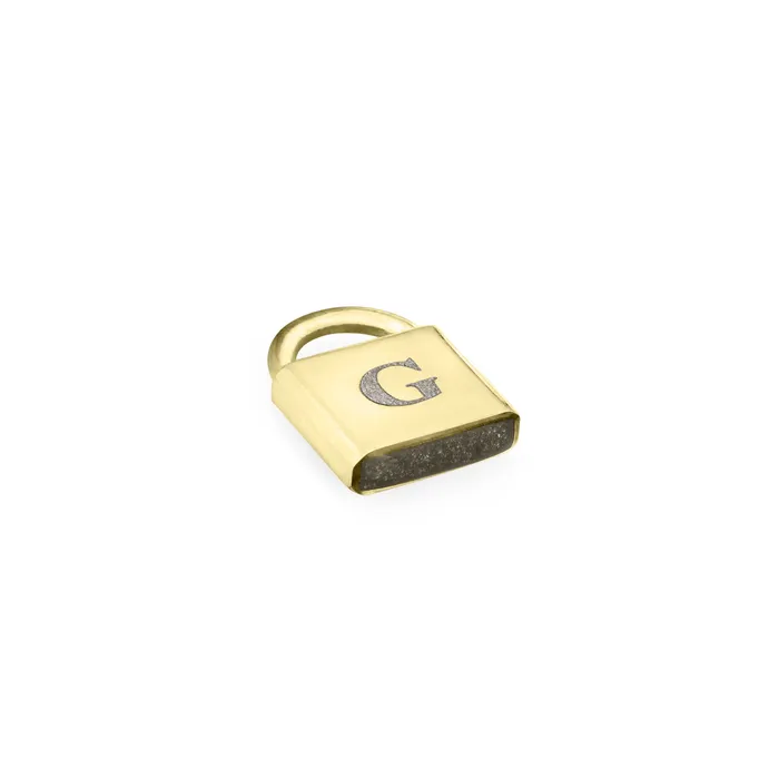 closebymejewelry Necklaces Lock Cremation Necklace in 14K Yellow Gold