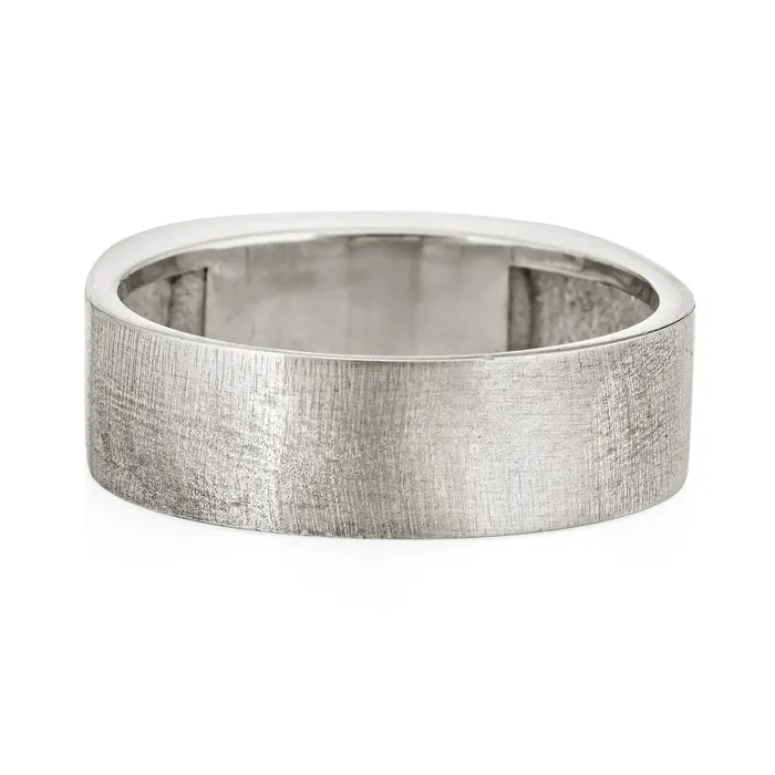closebymejewelry Rings Mens Classic Band Cremation Ring in Sterling Silver