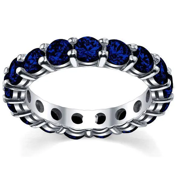 deBebians Rings 400 cttw Sapphire Eternity Ring