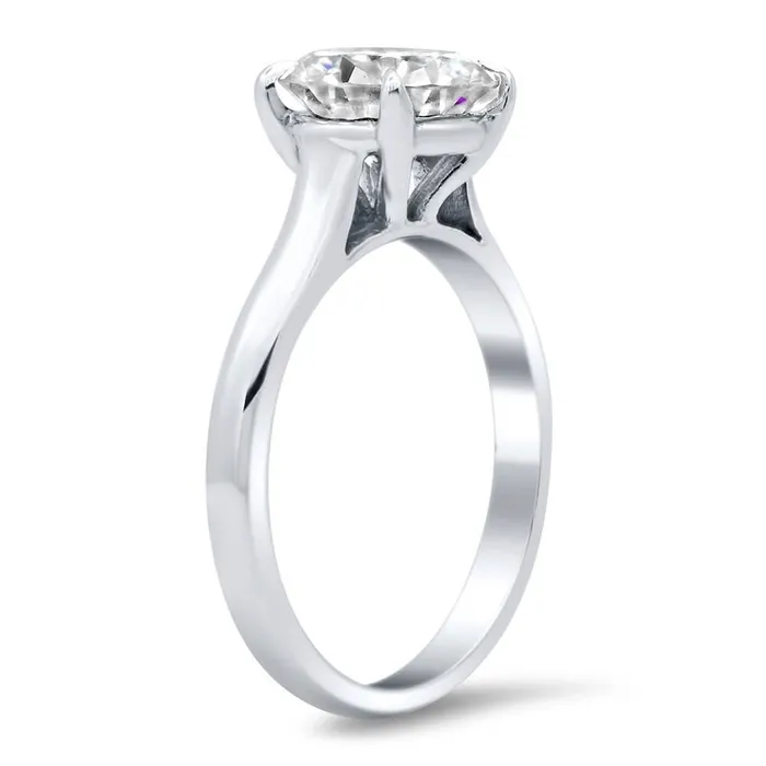 deBebians Rings Cathedral Classic Solitaire Ring Setting