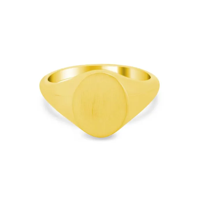 deBebians Rings Womens Oval Signet Ring Small