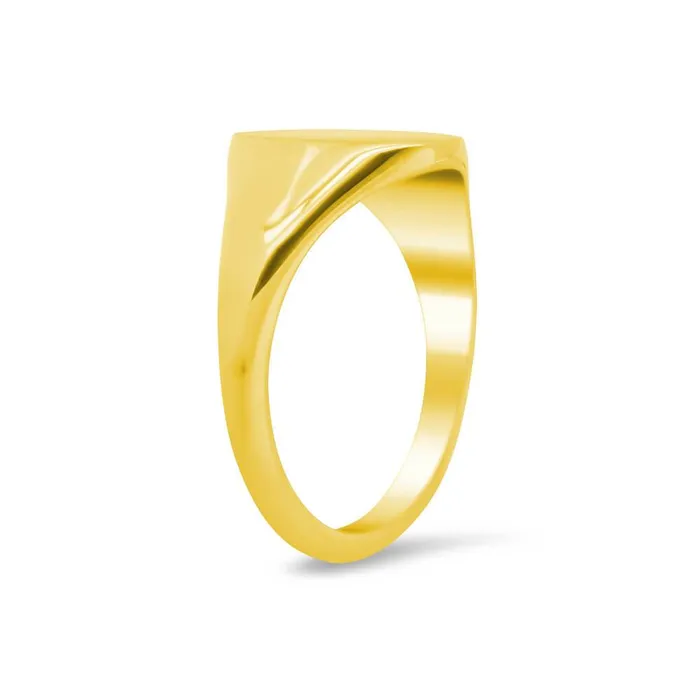 deBebians Rings Womens Oval Signet Ring Small