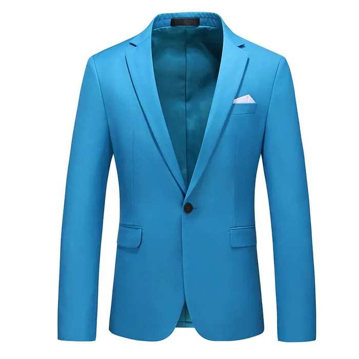 Divine Inspiration Styles Necklaces CGSUITS Mens Fashion Luxury Style Solid Color Design Premium Quality Yellow Blazer Suit Jacket