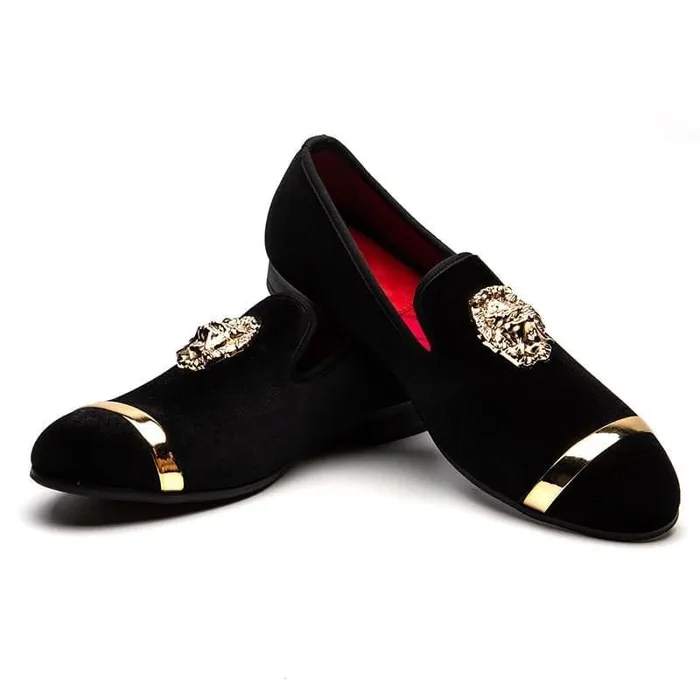 Divine Inspiration Styles Rings MEIJIANA Mens Genuine Velvet Leather White Loafers With Medallion Ring Designer Shoes