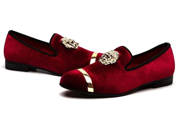 Divine Inspiration Styles Rings MEIJIANA Mens Genuine Velvet Leather White Loafers With Medallion Ring Designer Shoes