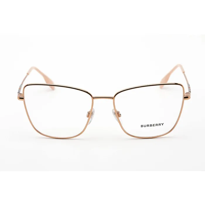 Earrings BURBERRY Burberry Womens Eyeglasses Clear Lens Rose Gold Metal Cat Eye Frame 0BE1367 1337