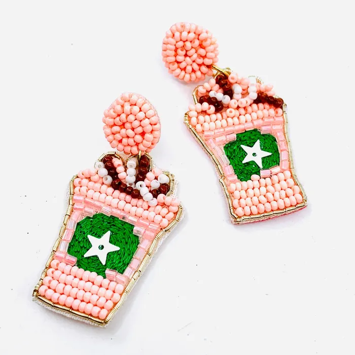 Earrings Cloie NY Beaded Earring Frappe