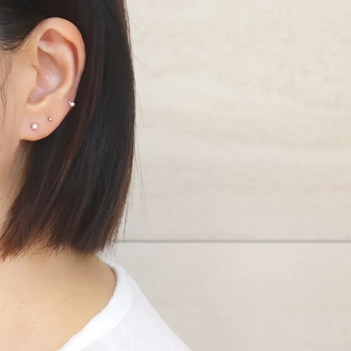 Earrings from J Shop Tiny Fresh Water Pearl Ear Hoop