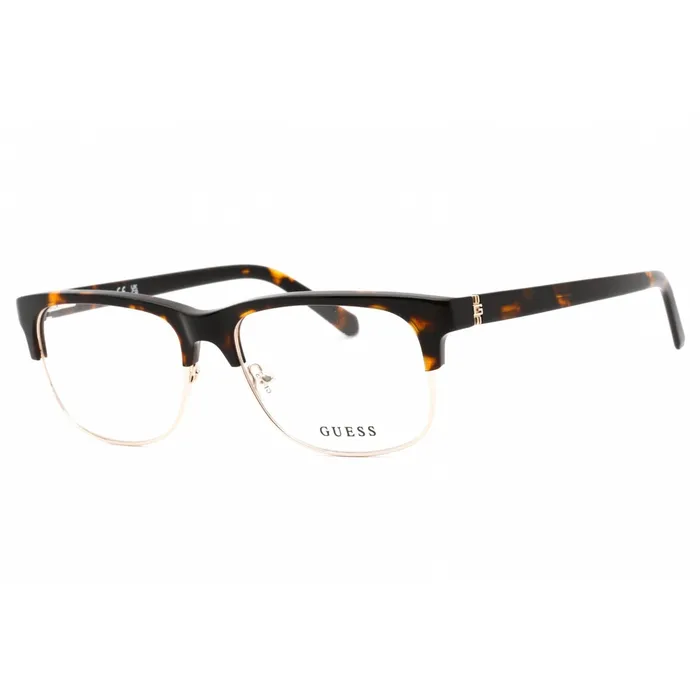 Guess Mens Eyeglasses Clear Demo Lens Dark Havana Rectangular Frame GU50081 052 GUESS Rings Guess Mens Eyeglasses Clear Demo Lens Dark Havana Rectangular Frame GU50081 052 GUESS Rings