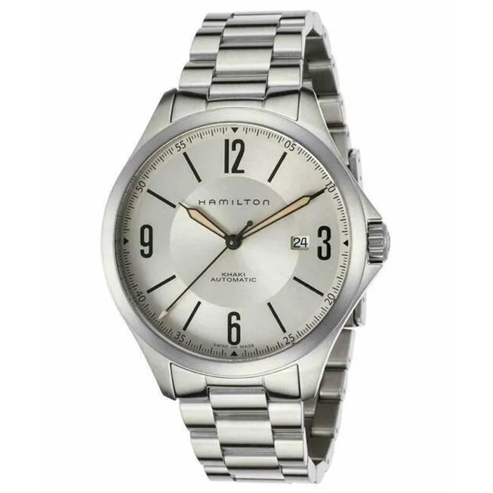 Hamilton Mens Watch Khaki Aviation Automatic Silver Dial Bracelet H76665125 Hamilton Bracelets Hamilton Mens Watch Khaki Aviation Automatic Silver Dial Bracelet H76665125 Hamilton Bracelets