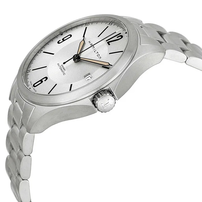Hamilton Mens Watch Khaki Aviation Automatic Silver Dial Bracelet H76665125 Hamilton Bracelets Hamilton Mens Watch Khaki Aviation Automatic Silver Dial Bracelet H76665125 Hamilton Bracelets