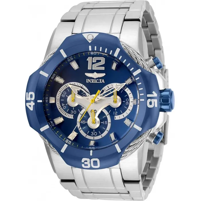 Invicta Bracelets Invicta Mens Chronograph Watch Bolt Blue Dial Stainless Steel Bracelet 31162 Invicta Bracelets Invicta Mens Chronograph Watch Bolt Blue Dial Stainless Steel Bracelet 31162