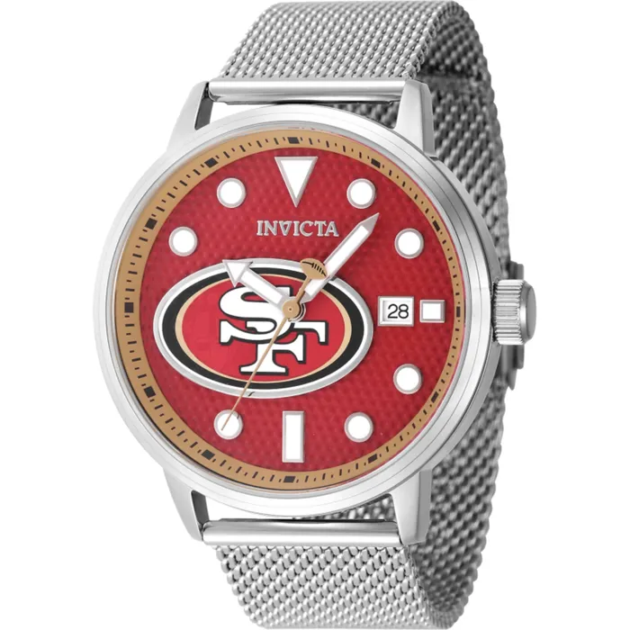 Invicta Bracelets Invicta Mens Watch NFL Las Vegas Raiders Red Dial Steel Mesh Bracelet 47971 Invicta Bracelets Invicta Mens Watch NFL Las Vegas Raiders Red Dial Steel Mesh Bracelet 47971