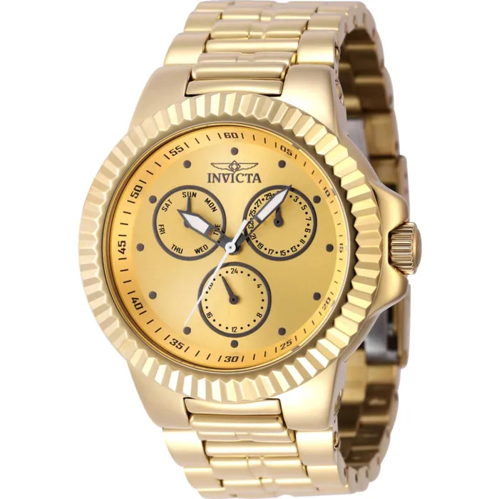 Invicta Bracelets Invicta Mens Watch Subaqua Gold Dial Stainless Steel Bracelet DayDate 46600 Invicta Bracelets Invicta Mens Watch Subaqua Gold Dial Stainless Steel Bracelet DayDate 46600