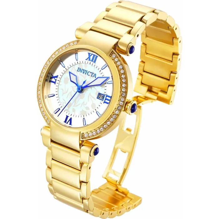 Invicta Bracelets Invicta Womens Watch Angel Mother of Pearl Dial Yellow Gold SS Bracelet 27083 Invicta Bracelets Invicta Womens Watch Angel Mother of Pearl Dial Yellow Gold SS Bracelet 27083