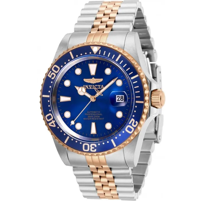 Invicta Mens Automatic Watch Pro Diver Blue Dial Two Tone Bracelet 30098 Invicta Bracelets Invicta Mens Automatic Watch Pro Diver Blue Dial Two Tone Bracelet 30098 Invicta Bracelets