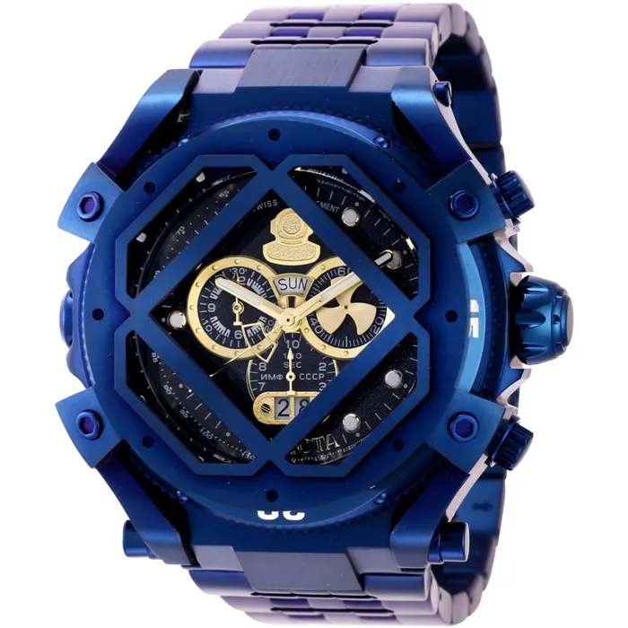 Invicta Mens Watch Pro Diver Chronograph Blue and Gold Tone Dial Bracelet 37176 Invicta Bracelets Invicta Mens Watch Pro Diver Chronograph Blue and Gold Tone Dial Bracelet 37176 Invicta Bracelets