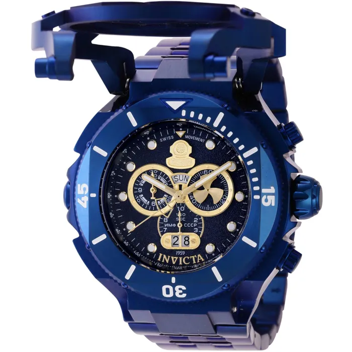 Invicta Mens Watch Pro Diver Chronograph Blue and Gold Tone Dial Bracelet 37176 Invicta Bracelets Invicta Mens Watch Pro Diver Chronograph Blue and Gold Tone Dial Bracelet 37176 Invicta Bracelets