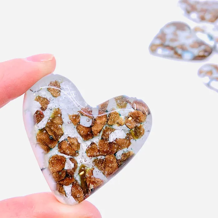 Jean Fused Pocket Heart Gold Rush Necklaces