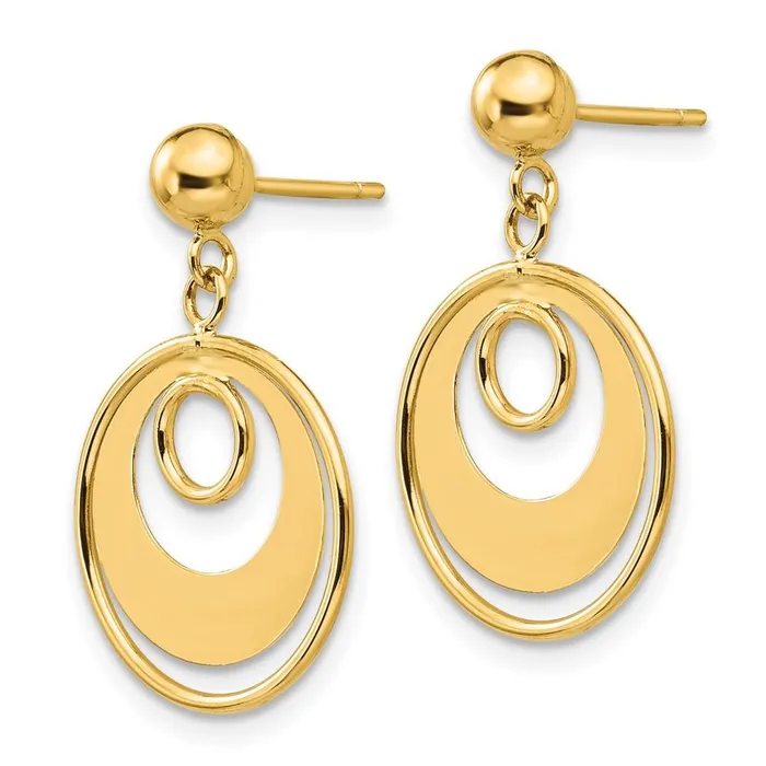 Jewelry 14k Circle Post Earrings Earrings Jewelry 14k Circle Post Earrings Earrings