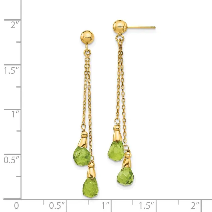 Jewelry Earrings 14k Peridot Dangle Earrings Jewelry Earrings 14k Peridot Dangle Earrings