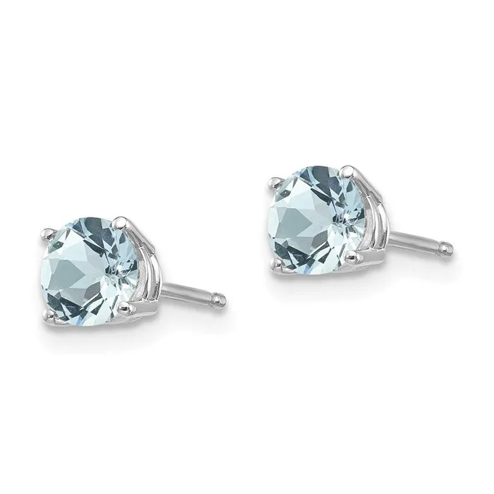 Jewelry Earrings 14k White Gold Aquamarine Earrings Jewelry Earrings 14k White Gold Aquamarine Earrings