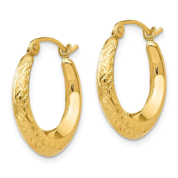 Jewelry Madi K Kids 14k Textured Hollow Hoop Earrings Earrings Jewelry Madi K Kids 14k Textured Hollow Hoop Earrings Earrings
