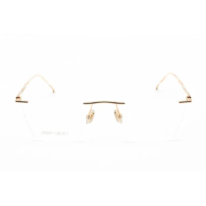 Jimmy Choo Womens Eyeglasses Rimless Gold Silver Metal Shield Frame JC363 083I 00 Jimmy Choo Earrings