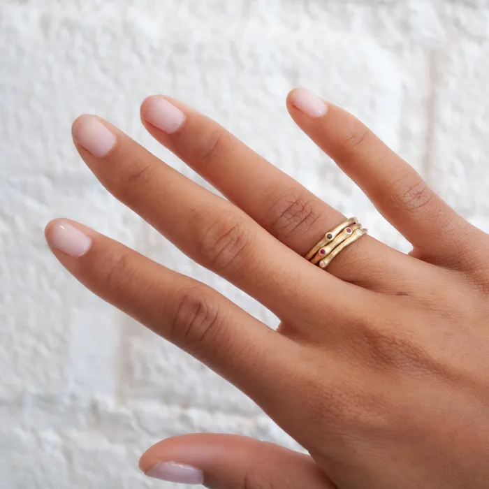 Johnny Ninos Rings Petite Ruby Stacking Ring