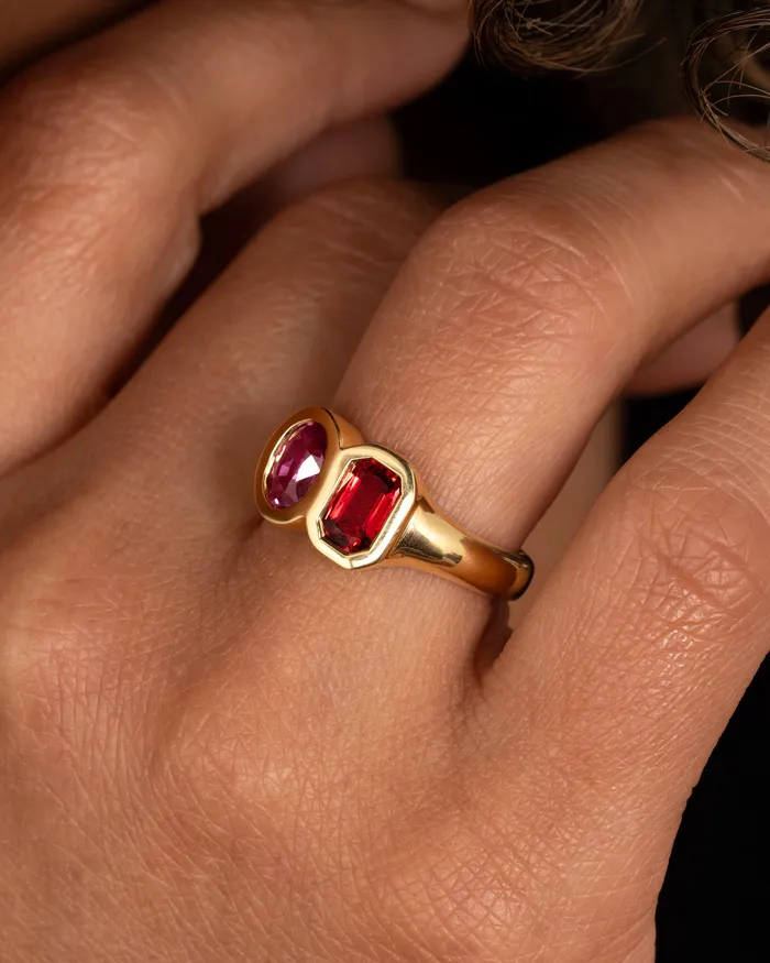 KATHRYN BENTLEY Rings Sapphire Toi et Moi Ring KATHRYN BENTLEY Rings Sapphire Toi et Moi Ring