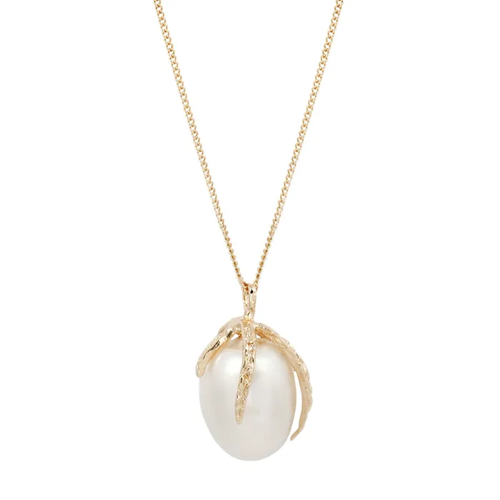 Lauren Wolf Jewelry Necklaces White South Sea Pearl Gold Necklace
