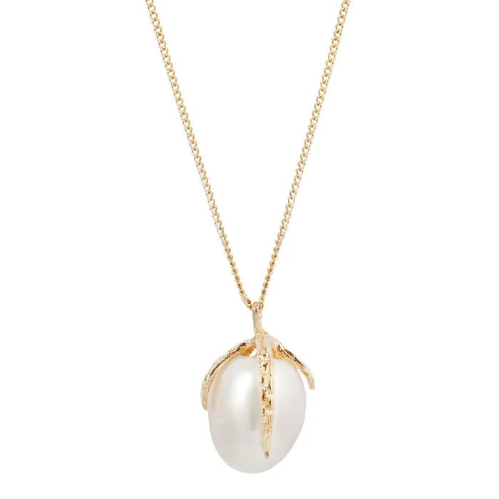 Lauren Wolf Jewelry Necklaces White South Sea Pearl Gold Necklace