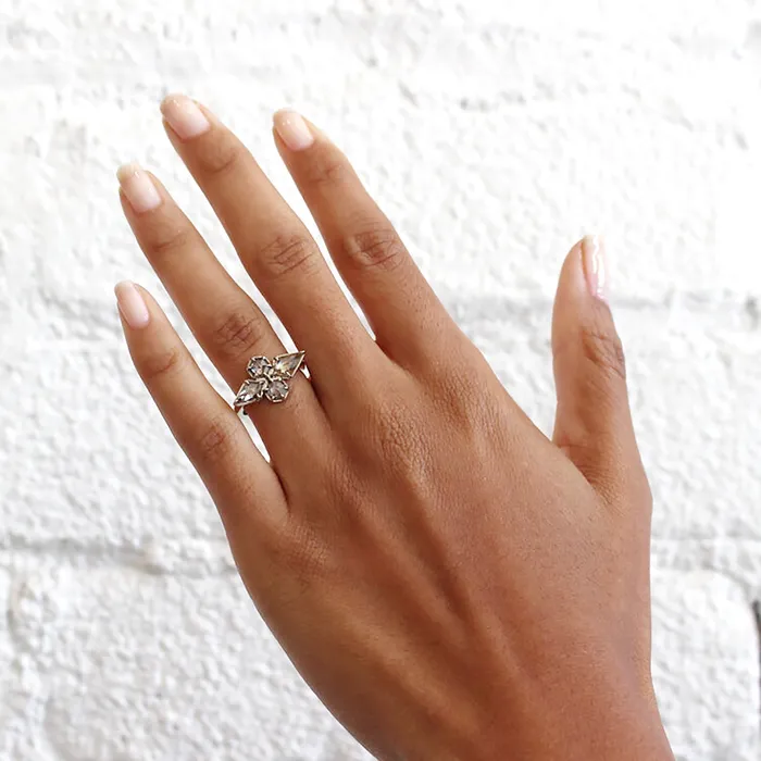 Lauren Wolf Jewelry Rings Flying Four Diamond Ring Lauren Wolf Jewelry Rings Flying Four Diamond Ring